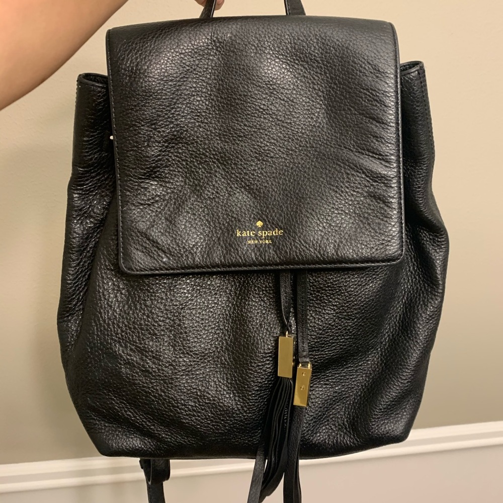 Kate Spade backpack with tassels